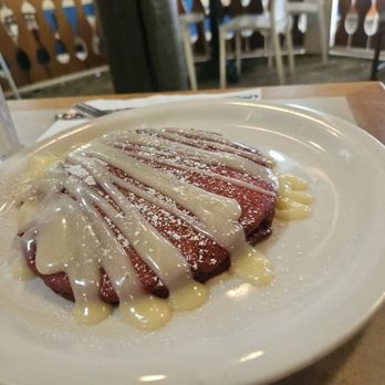 Cinnamon's Restaurant - Red velvet pancake 9.14.2023 - Pancakes Near Me - Kailua, Hawaii Cinnamon's Restaurant - Red velvet pancake 9.14.2023 - Pancakes Near Me - Kailua, Hawaii