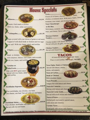 Menu photo 1 5 De Mayo Mexican Grill Brunswick, GA Menu photo 1 5 De Mayo Mexican Grill Brunswick, GA