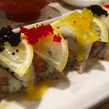 Komachi Sushi - Omega 3 roll - the lemon was an interesting twist! - Japanese Near Me - Lodi, California Komachi Sushi - Omega 3 roll - the lemon was an interesting twist! - Japanese Near Me - Lodi, California