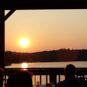 Copper Dock Restaurant - Sunset about 7:45 - New American Near Me - Hubertus, Wisconsin