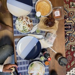 Our spread from la guadalupe, la barrista, and la marqueta