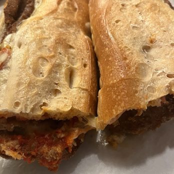 Joey Garlic's - Eggplant Parm Grinder - inedible chewy eggplant - Italian Near Me - Manchester, Connecticut Joey Garlic's - Eggplant Parm Grinder - inedible chewy eggplant - Italian Near Me - Manchester, Connecticut