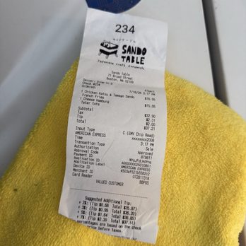 Sando Table - Price - Sandwiches Near Me - Boston, Massachusetts