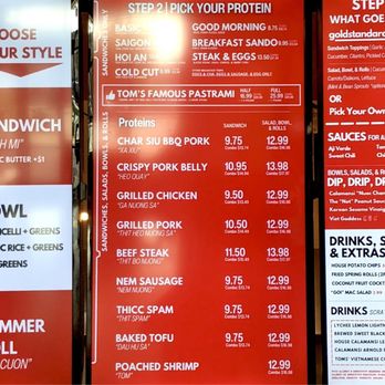 Gold Banh - Menu - Sandwiches Near Me - Glendora, California Gold Banh - Menu - Sandwiches Near Me - Glendora, California