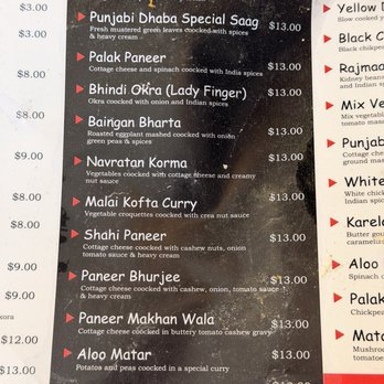 Punjabi Dhaba - Menu - Indian Near Me - West Carteret, New Jersey