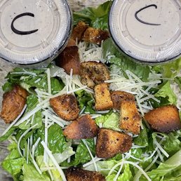 Classic Ceasar Salad ($12.75) was enough for 3 adults. Classic Ceasar Salad ($12.75) was enough for 3 adults.