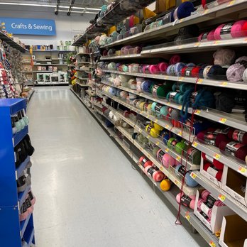 Walmart - rows of yarn in a store - Department Stores Near Me - Eddystone, Pennsylvania