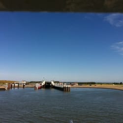 Rijwielverhuur Veerhaven Texel - De veerhaven vanaf de boot.
