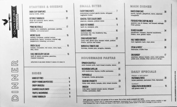 Menu photo 8 Crown Republic Gastropub Cincinnati, OH Menu photo 8 Crown Republic Gastropub Cincinnati, OH