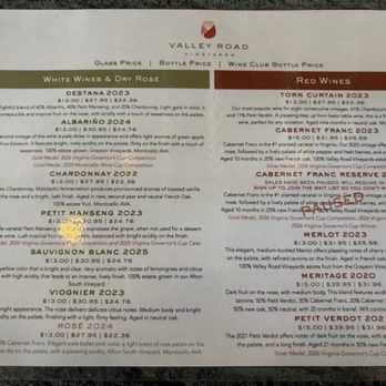 Valley Road Vineyards - Wineries Near Me - Afton, Virginia