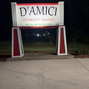 D'Amici Ristorante - Outside sign - Italian Near Me - Ocean Isle Beach, North Carolina D'Amici Ristorante - Outside sign - Italian Near Me - Ocean Isle Beach, North Carolina