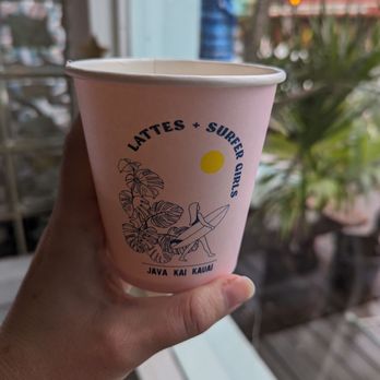 Java Kai Kauai - Cutest water cups, merch on point! - Breakfast & Brunch Near Me - Kapaa, Hawaii