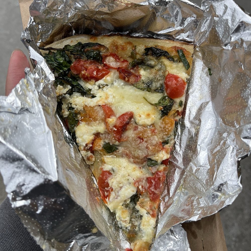 Arizmendi Bakery - Feta, tomato, and basil pizza - Bakeries Near Me - San Francisco, California