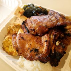 Yoonyson Korean BBQ - BBQ Chicken Plate ($16.95, regular size)