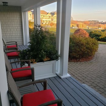 Inn by the Sea - Patio seating right next to neighbors. - Hotels Near Me - Cape Elizabeth, Maine Inn by the Sea - Patio seating right next to neighbors. - Hotels Near Me - Cape Elizabeth, Maine