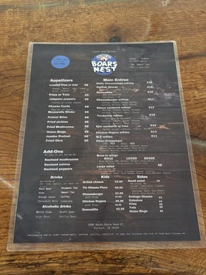 Menu photo 2 67 Boars Nest Paragon, IN Menu photo 2 67 Boars Nest Paragon, IN