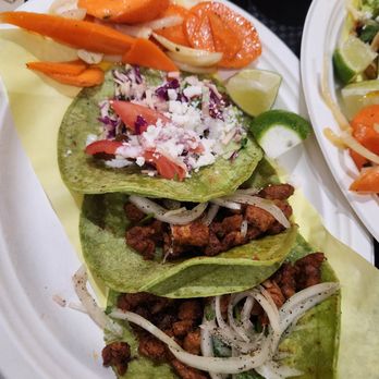 Taco Mesa - Top: fish taco Bottom 2: El pastor - Breakfast & Brunch Near Me - Orange, California Taco Mesa - Top: fish taco Bottom 2: El pastor - Breakfast & Brunch Near Me - Orange, California