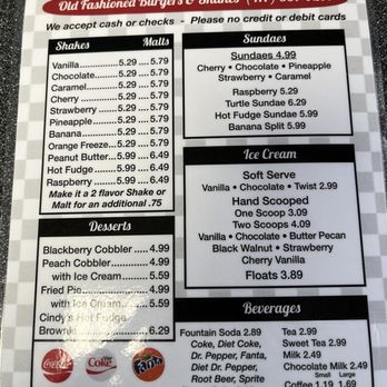 Billy Bob's Dairyland - Menu - Burgers Near Me - Branson, Missouri