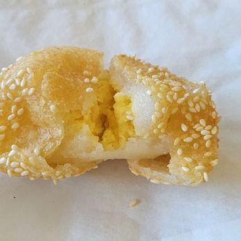 New China Restaurant - Sesame ball with custard. Warm crunchy outside, chewy inside with custard and not so sweet but to cleanse your palate. - Chinese Near Me - Coalinga, California New China Restaurant - Sesame ball with custard. Warm crunchy outside, chewy inside with custard and not so sweet but to cleanse your palate. - Chinese Near Me - Coalinga, California