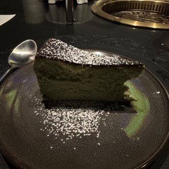 Jo’Seon Wagyu Omakase - Matcha Cheesecake - Korean Near Me - Dallas, Texas
