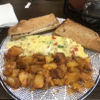 Java Day Cafe - Cajun omelette platter - Coffee & Tea Near Me - Flushing, New York