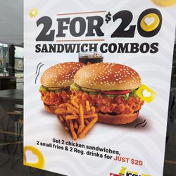 Kajun Chicken & Seafood - Sandwich combo deal