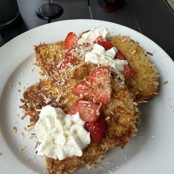 The Spot Cafe - Coconut crusted French toast - Cafes Near Me - Saint Augustine, Florida