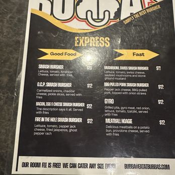 Bubba's Gourmet Burghers & Beer - Burgers Near Me - Canonsburg, Pennsylvania