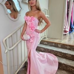 A great classy Terani Couture dress for your next wedding event or special celebration.
