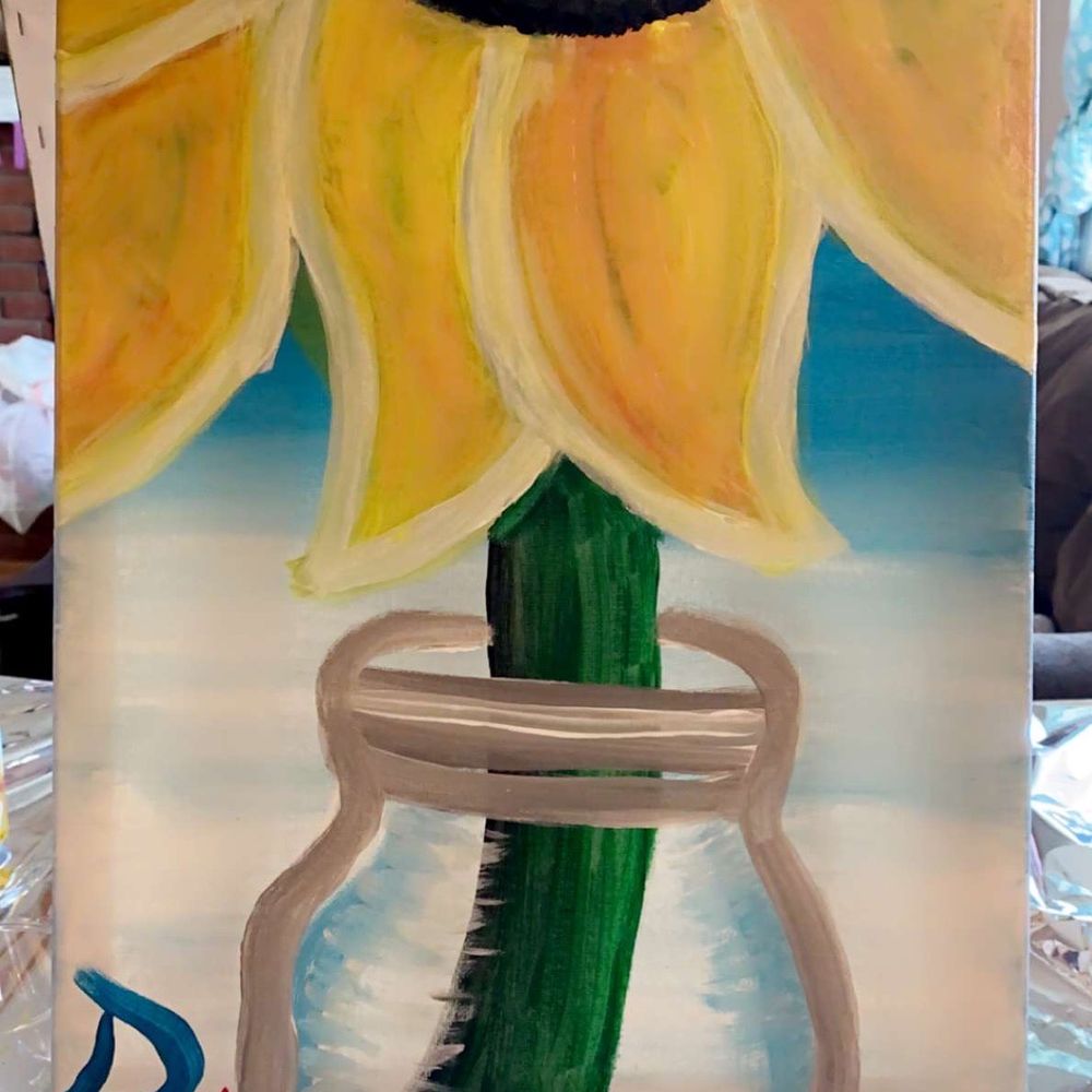 My painting w/ Paint 2 Gather...