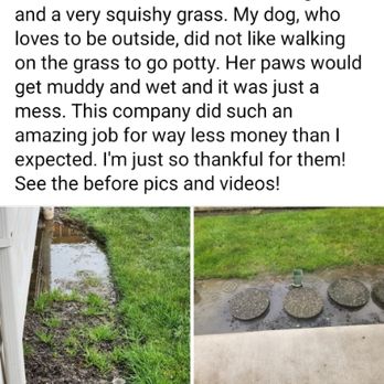 Mid Valley Drain - Another french drain - Plumbing Near Me - Jefferson, Oregon