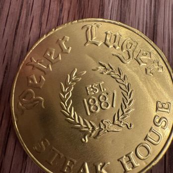 Peter Luger - Chocolate coin - Steakhouses Near Me - Brooklyn, New York Peter Luger - Chocolate coin - Steakhouses Near Me - Brooklyn, New York