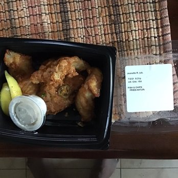 BJ's Restaurant & Brewhouse - Fries missing from fish and chips order. - New American Near Me - Katy, Texas