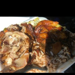 Small Jerk Chicken side plaintains