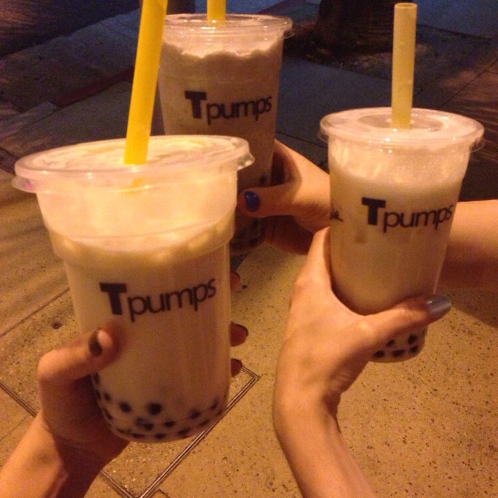 Tpumps - Pasadena - Taro, sea salted caramel with coconut, and peach passion (: - Bubble Tea Near Me - Pasadena, California Tpumps - Pasadena - Taro, sea salted caramel with coconut, and peach passion (: - Bubble Tea Near Me - Pasadena, California