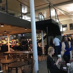 Starbucks - Small place but relaxed.