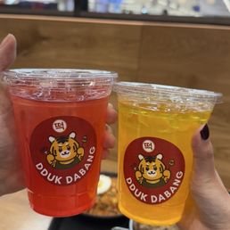strawberry ade, peach ade strawberry ade, peach ade
