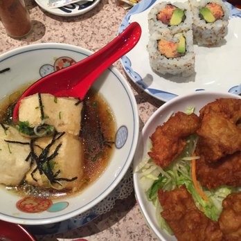 Sushi Station - Agedashi tofu, karrage, Boston roll. - Sushi Bars Near Me - Rolling Meadows, Illinois Sushi Station - Agedashi tofu, karrage, Boston roll. - Sushi Bars Near Me - Rolling Meadows, Illinois