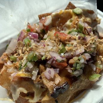 Bopomofo Cafe - Lu Rou Scallion Pancake Nachos (honestly out of this world, it's sooo freakin good!!!) - Bubble Tea Near Me - San Gabriel, California Bopomofo Cafe - Lu Rou Scallion Pancake Nachos (honestly out of this world, it's sooo freakin good!!!) - Bubble Tea Near Me - San Gabriel, California