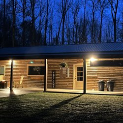 Coleman's Campground - Office at night.