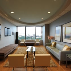 Basu Aesthetics + Plastic Surgery: C. Bob Basu, MD - Admire the amazing view of Downtown Houston while you wait for your private consultation with Dr. Basu