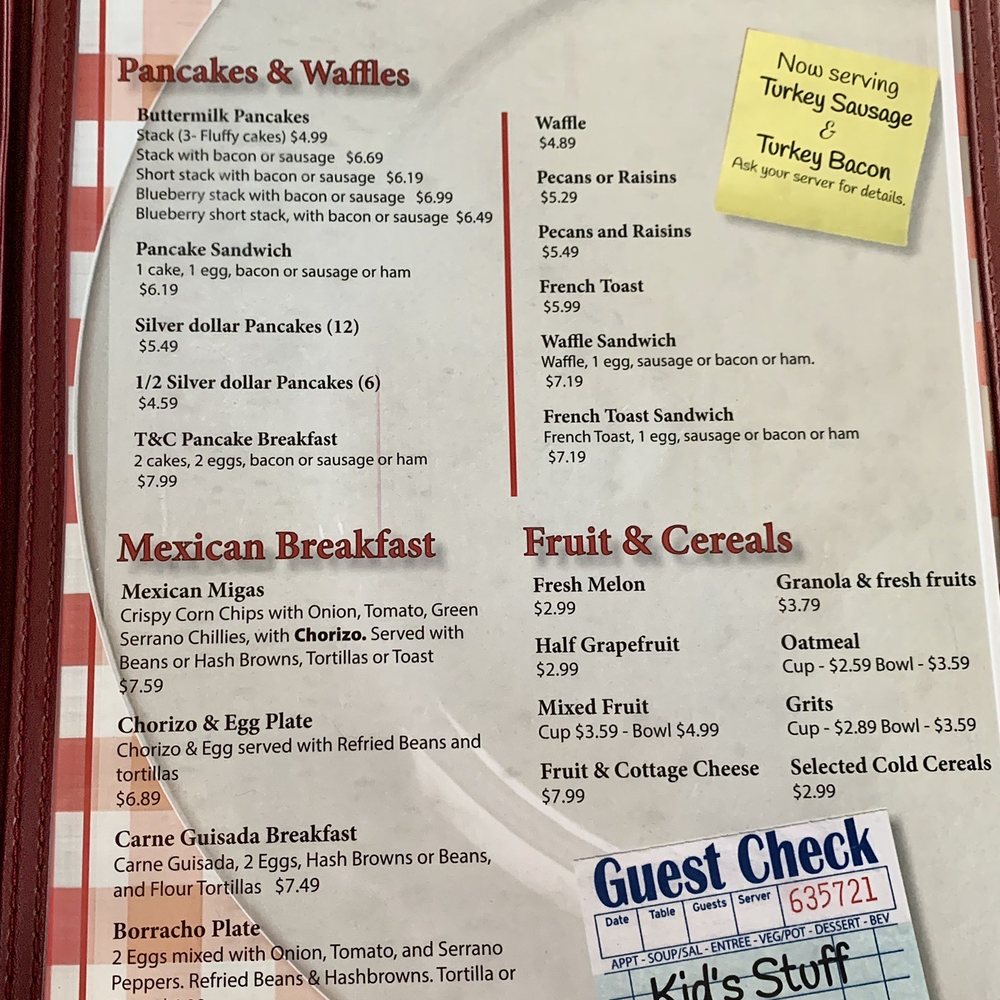 Town & Country Cafe - Menu - Cafes Near Me - Corpus Christi, Texas Town & Country Cafe - Menu - Cafes Near Me - Corpus Christi, Texas