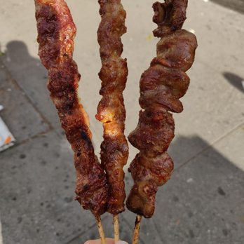 Xinjiang BBQ Cart - Lamb and chicken heart - Barbeque Near Me - Flushing, New York