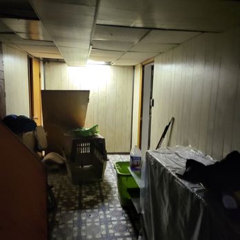 Arbors Management - Basement doors off furnace room dog cages left behind bed box springs left. - Property Management Near Me - Monroeville, Pennsylvania