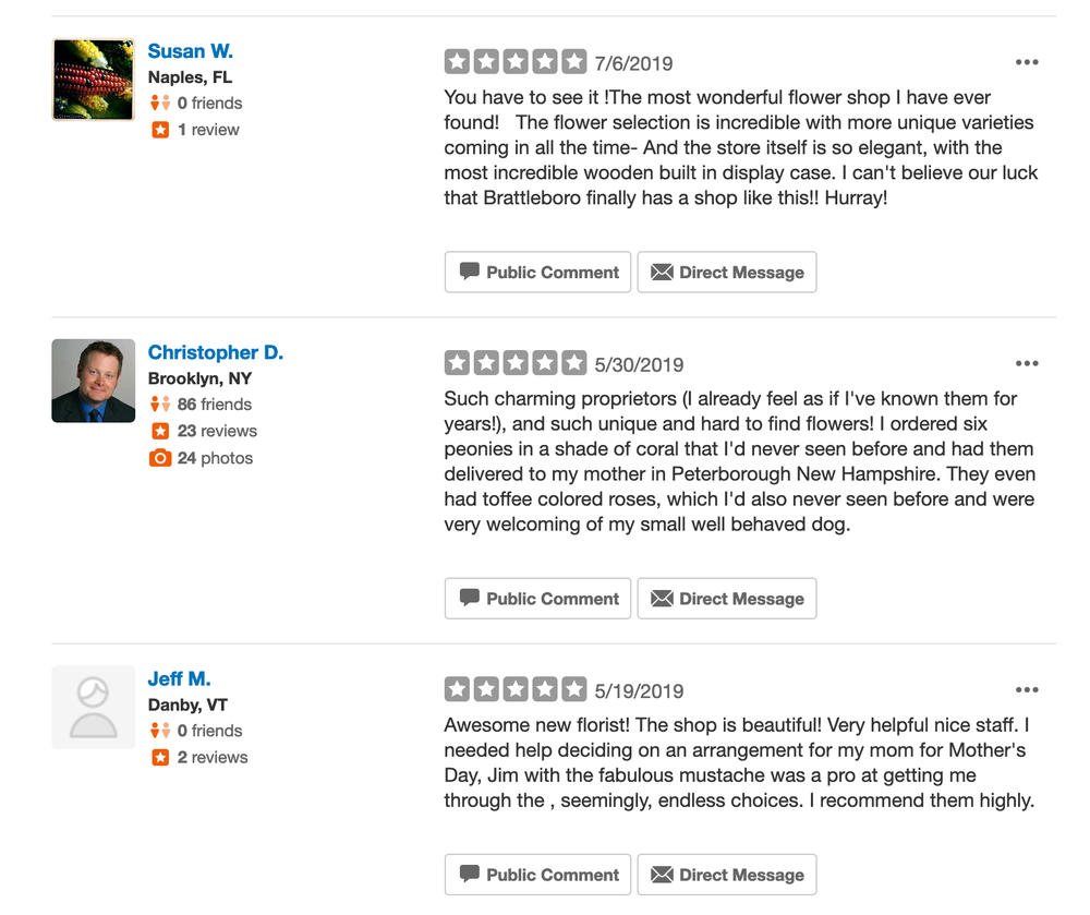 J BROOKS FLORIST Updated September 2024 Request Information