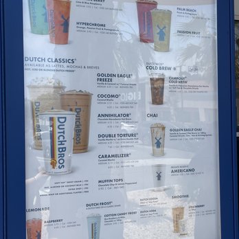 Dutch Bros Coffee - Menu - Juice Bars & Smoothies Near Me - Oceanside, California