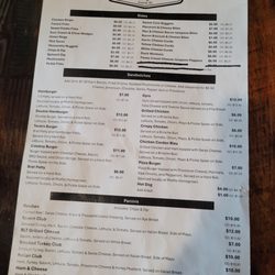 Tavern 10 - Menu