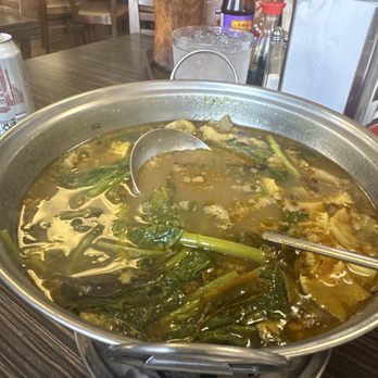 Koh Ruessei Restaurant - 85. Hot and Sour Beef Soup absolutely delicious - Cambodian Near Me - Long Beach, California Koh Ruessei Restaurant - 85. Hot and Sour Beef Soup absolutely delicious - Cambodian Near Me - Long Beach, California