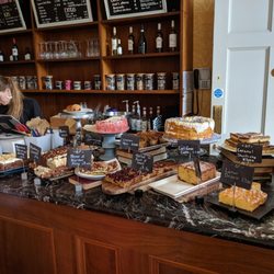 Fulham Palace - Cafe has salads, sandwiches, coffee, wine, beer, and many gluten free baked goods!
