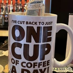 Fausto Coffee - Cute mug at the coffee shop.